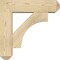 Ekena Millwork Westlake Craftsman Rough Sawn Bracket w/ Offset Brace, Douglas Fir, 6"W x 20"D x 20"H BKT0604X20X20WTL04RDF - alternate 4